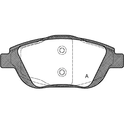 Тормозные колодки, дисковые, комплект OPEN PARTS 2 4883 BPA1392.00 2770718 0MSRRNU изображение 0