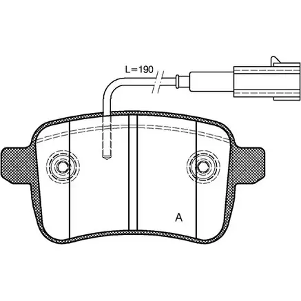 Тормозные колодки, дисковые, комплект OPEN PARTS 25157 25 156 2770763 BPA1450.02