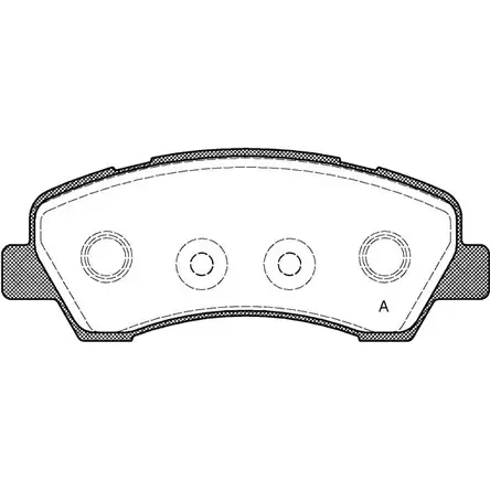 Тормозные колодки, дисковые, комплект OPEN PARTS 25251 2525 0 2770810 BPA1530.00 изображение 0