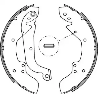 Тормозные колодки, комплект OPEN PARTS WH60DX 2770875 BSA2020.00 U MU19