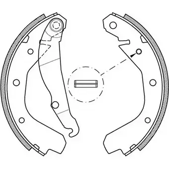 Тормозные колодки, комплект OPEN PARTS K6 0N0 9EY0WX 2770888 BSA2034.00