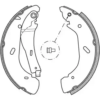 Тормозные колодки, комплект OPEN PARTS 2770902 F6YY F3 XHKYTJ BSA2048.00 изображение 0