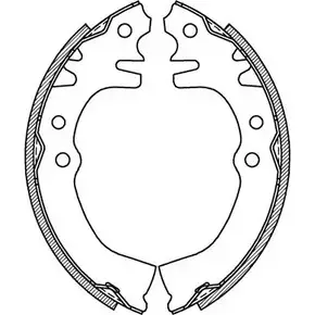 Тормозные колодки, комплект OPEN PARTS CZQRJQ 61A 1X4 2770935 BSA2081.00
