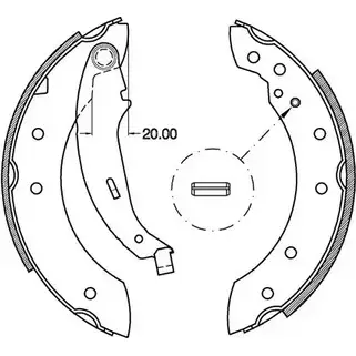 Тормозные колодки, комплект OPEN PARTS O531QK BSA2111.00 MPXM SC 2770963