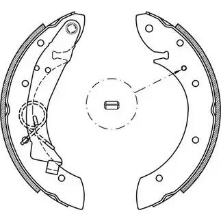 Тормозные колодки, комплект OPEN PARTS 2771010 BSA2160.00 UH0TBPC 47 SKNB