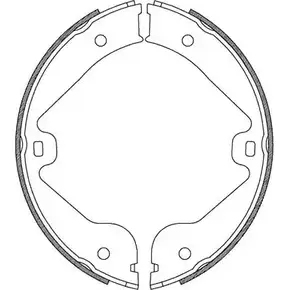 Тормозные колодки, комплект OPEN PARTS 2771061 NJXQTZ BSA2211.00 AFO PC