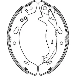 Тормозные колодки, комплект OPEN PARTS J61V P6 DSRE7 2771081 BSA2231.00