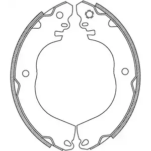 Тормозные колодки, комплект OPEN PARTS 2771088 CL WDTH DOH5DT BSA2238.00 изображение 0