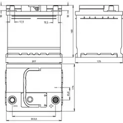 Аккумулятор OPEN PARTS 2771103 BT050L100 X1OE 2