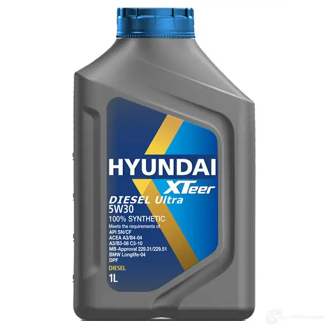 Моторное масло XTeer Diesel Ultra 5W-30 1 л HYUNDAI XTEER 1011003 1439750923 5OK MV