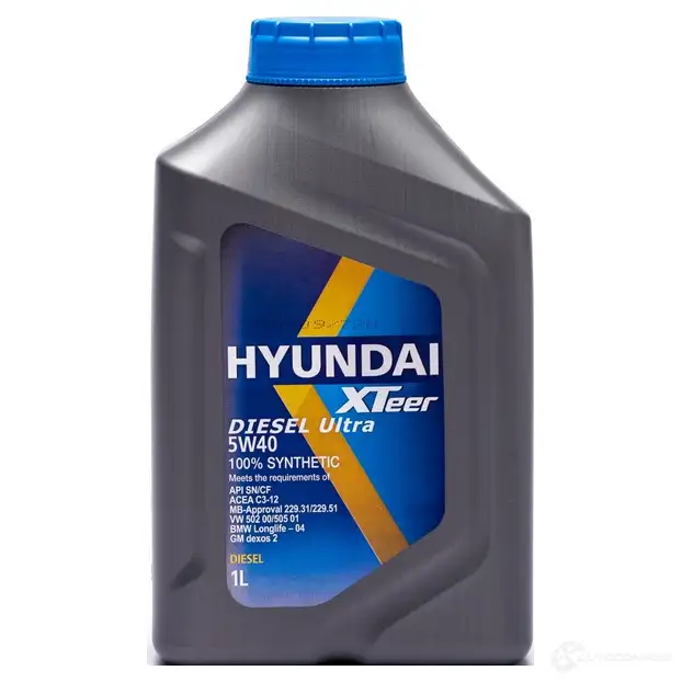 Моторное масло XTeer Diesel Ultra 5W-40 1 л HYUNDAI XTEER 1439750932 1011223 Y LPV6PM