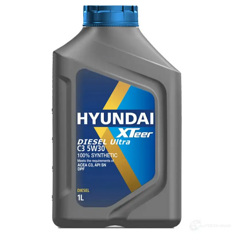 Моторное масло XTeer Diesel Ultra C3 5W-30 1 л HYUNDAI XTEER 1439750933 1011224 3KS X6L