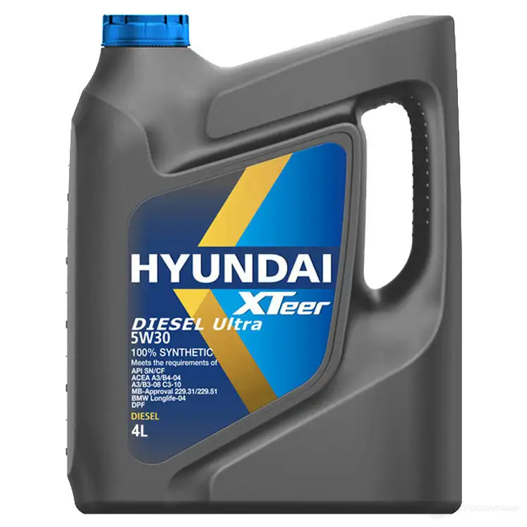 Моторное масло XTeer Diesel Ultra 5W-30, 4 л HYUNDAI XTEER 1439750956 1041222 42K1 3T