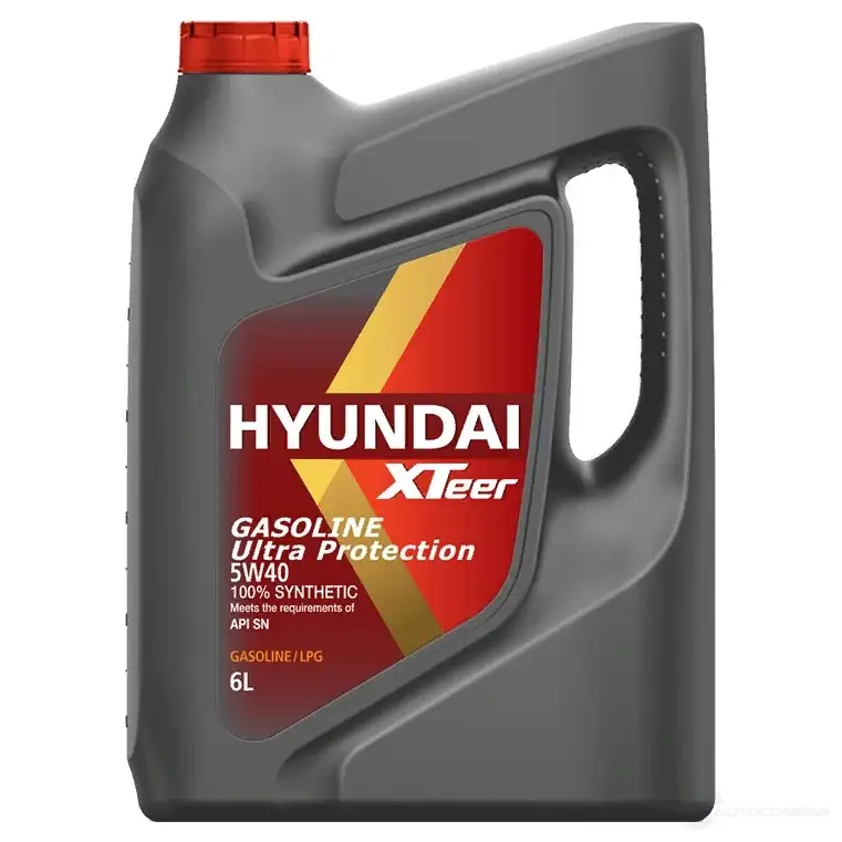 Моторное масло XTeer Gasoline Ultra Protection 5W-40, SN 6 л HYUNDAI XTEER XB6L KTX 1061126 1439750982