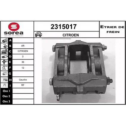 Тормозной суппорт EAI 2798667 KNM MUT 3596404255605 2315017