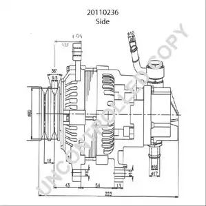 Генератор PRESTOLITE ELECTRIC 2814825 0J4 5HOC 20110236 JX5FMPA изображение 0