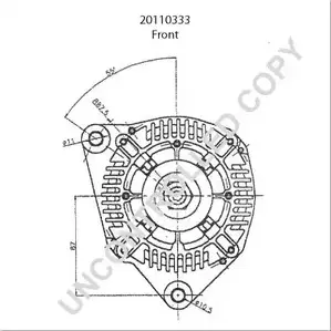 Генератор PRESTOLITE ELECTRIC GH5WC 2814871 8L8 UA 20110333