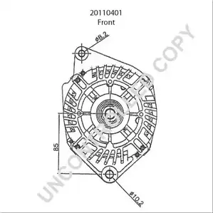 Генератор PRESTOLITE ELECTRIC 2814895 L UOZOKQ 20110401 RYJG2