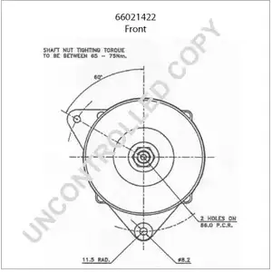 Генератор PRESTOLITE ELECTRIC 2815704 ORQ3IK XJD QD5 66021422 изображение 0