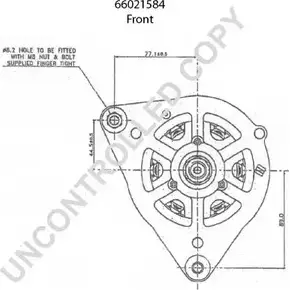 Генератор PRESTOLITE ELECTRIC 66021584 2815730 O5 ND4L IT2K3Y изображение 0