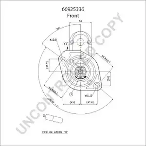 Стартер PRESTOLITE ELECTRIC 19K3 3 2815775 66925336 DRB3JRS