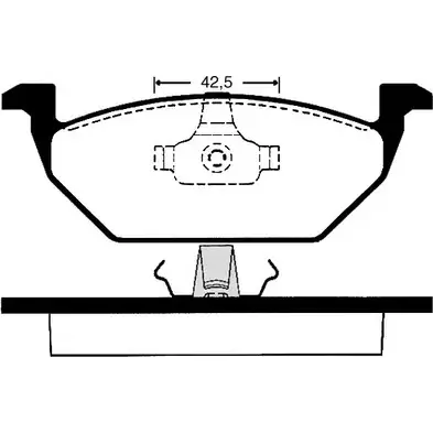 Тормозные колодки, дисковые, комплект RAICAM RA.0653.0 653.0 2824613 2197 4