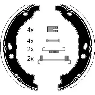 Тормозные колодки, комплект RAICAM WBAYXU RA28711 2825642 28 711 изображение 0