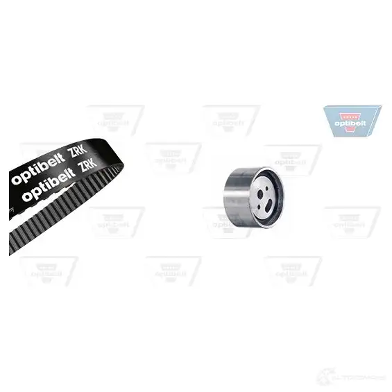 Комплект ремня ГРМ OPTIBELT 45118 x 32 mm 787664 ZRK1096 kt1057 изображение 1