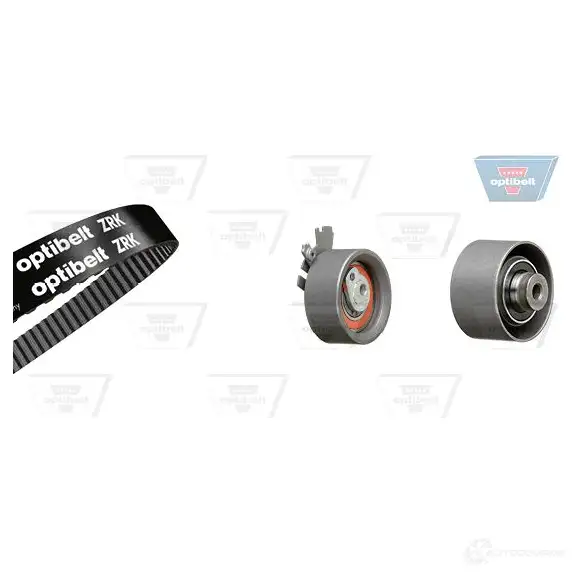 Комплект ремня ГРМ OPTIBELT KT1330W1 787941 HR 76134 x 25 mm kt1330 изображение 1