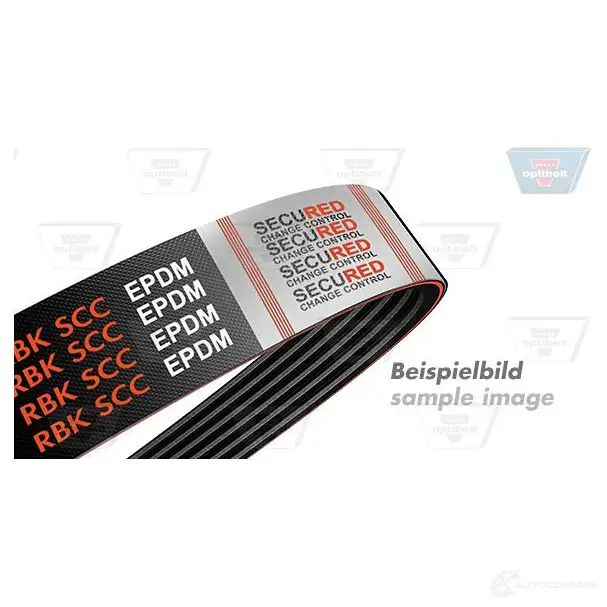 Приводной ремень, поликлиновой OPTIBELT 6pk1053scc 4014486977165 DJH NK7 1210264089 изображение 0