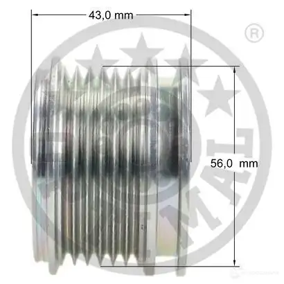 Обгонная муфта генератора OPTIMAL 4031185667692 F5-1009 QP17K SL 1285883 изображение 2