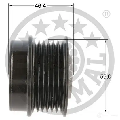 Обгонная муфта генератора OPTIMAL F5-5005 1286078 4058787045826 1 4QTC изображение 2