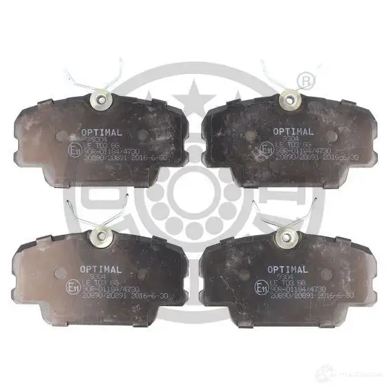 Тормозной диск OPTIMAL 4031185331623 1285443 I 90FBOT bs8716 - Изображение 1