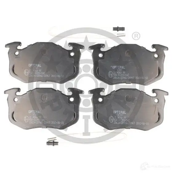 Тормозные колодки дисковые, комплект OPTIMAL 1424546214 BP-09397 20 634 21096 - Изображение 1