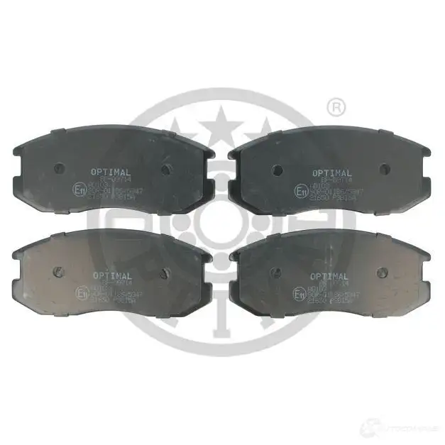Тормозные колодки дисковые, комплект OPTIMAL 1424546346 8OCWF 2 1650 BP-09714 - Изображение 1