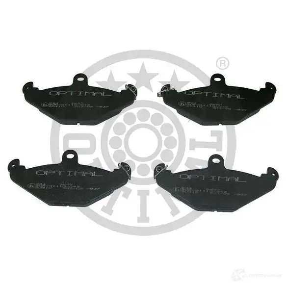 Тормозные колодки дисковые, комплект OPTIMAL 20423 BP-09697 1424546341 2 0410 изображение 0