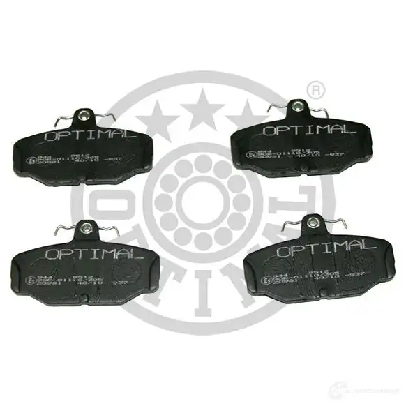 Тормозные колодки дисковые, комплект OPTIMAL XQMR6 1424546258 2098 1 BP-09512 изображение 0