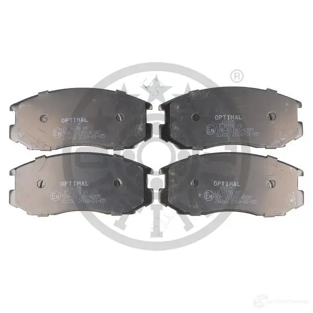 Тормозные колодки дисковые, комплект OPTIMAL Z5I59L2 BP-10325 1424546587 2 1650 - Изображение 1