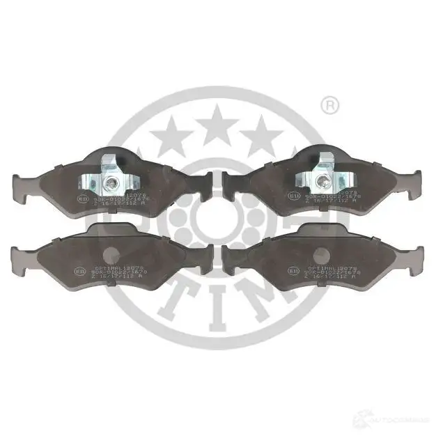 Тормозные колодки дисковые, комплект OPTIMAL 23201 BP-12078 1424546674 2320 0 - Изображение 1