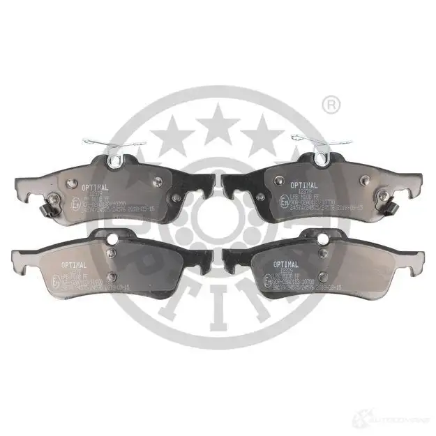 Тормозные колодки дисковые, комплект OPTIMAL 1424925246 24 574 BP-12379 24575 изображение 0