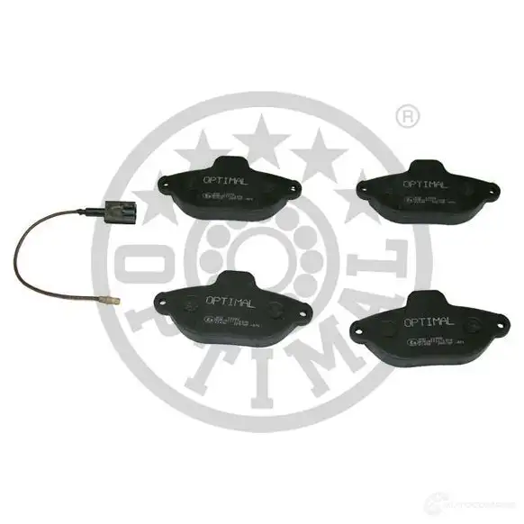 Тормозные колодки дисковые, комплект OPTIMAL 171P18 1424925201 BP-12332 214 36