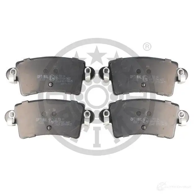 Тормозные колодки дисковые, комплект OPTIMAL 6T43ACC BP-83300 1424925638 2 3669 - Изображение 1