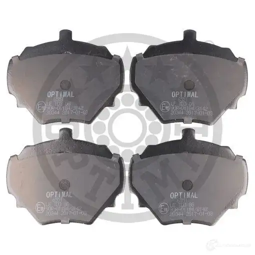 Тормозные колодки дисковые, комплект OPTIMAL 1273032 CY 7MR 4031185145077 6551 - Изображение 1