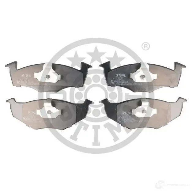 Тормозные колодки дисковые, комплект OPTIMAL BP-10128 21868 1424546508 21 866 - Изображение 1