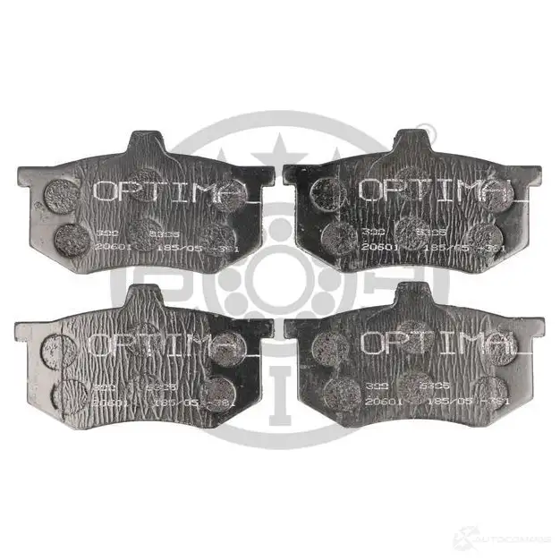 Тормозные колодки дисковые, комплект OPTIMAL 1272918 XTB 5P 4031185144773 5305 - Изображение 1
