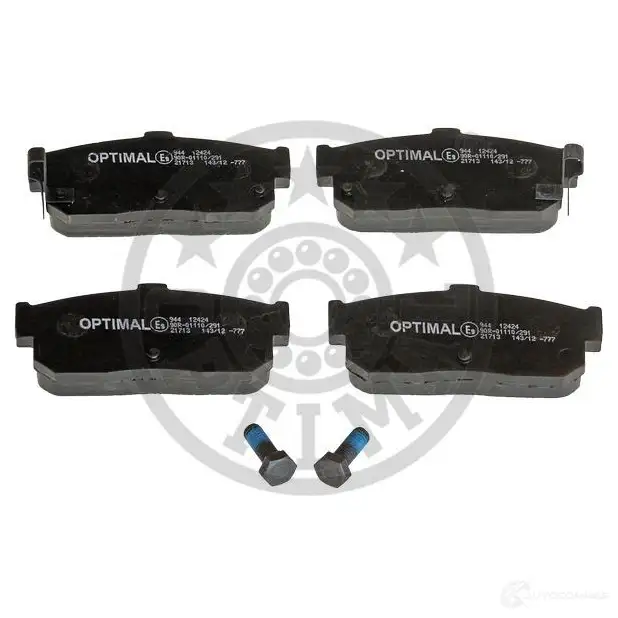 Тормозные колодки дисковые, комплект OPTIMAL 6 NK5R 12424 4031185330008 1272115 изображение 0