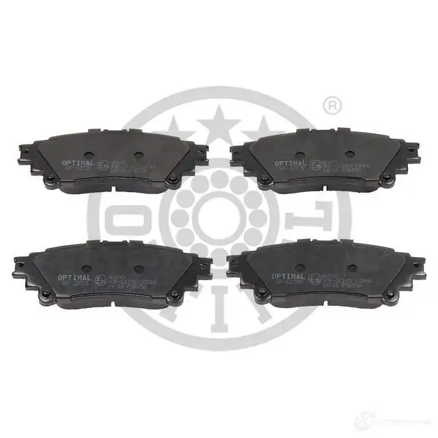 Тормозные колодки дисковые, комплект OPTIMAL 2491 8 12729 0877R 1425113854 изображение 0