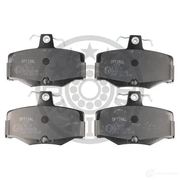 Тормозные колодки дисковые, комплект OPTIMAL 2154 5 PZZYUE 1424546523 BP-10175 изображение 0