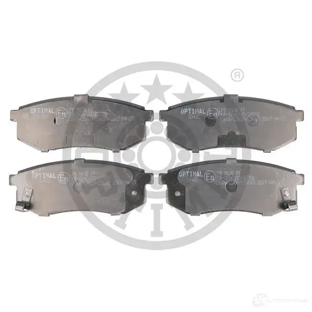 Тормозные колодки дисковые, комплект OPTIMAL 10432 4031185151634 ZN 9HW2 1271698 - Изображение 1