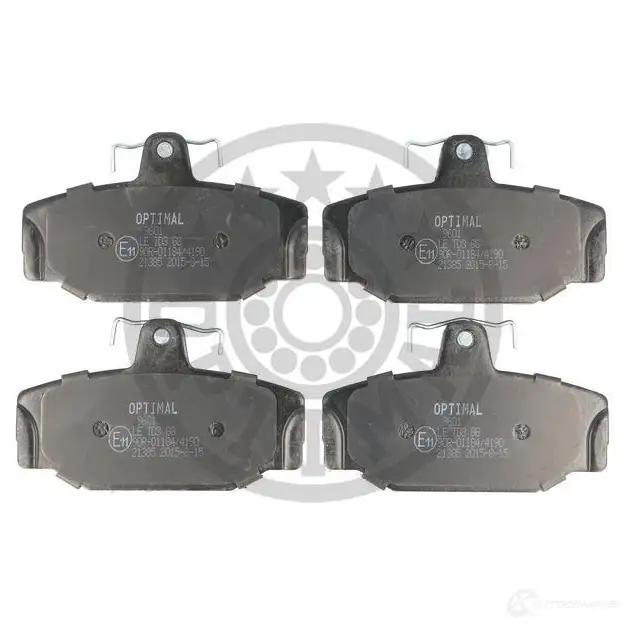 Тормозные колодки дисковые, комплект OPTIMAL 9601 2138 5 T46YXT 1274155 - Изображение 1